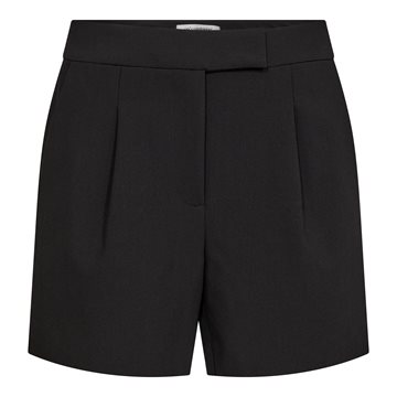 Co' Couture - Vola Crop Pleat Shorts - Sort